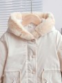 Ecru kurtka parka kaptur (6L)