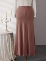 Maxi spódnica brudny róż (2XL)