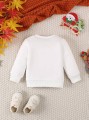 Biała bluza nadruk (9-12M)