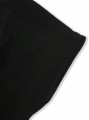 Czarna sukienka midi krótki rękaw (2XL)