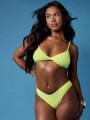 Żółte bikini kąpielowe (XL)