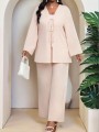 Elegancki morelowy zestaw (2XL)