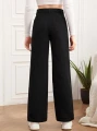 Czarne proste jeansy (10-11L)