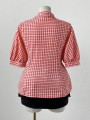 Kraciasta koszula krótki rękaw (3XL)
