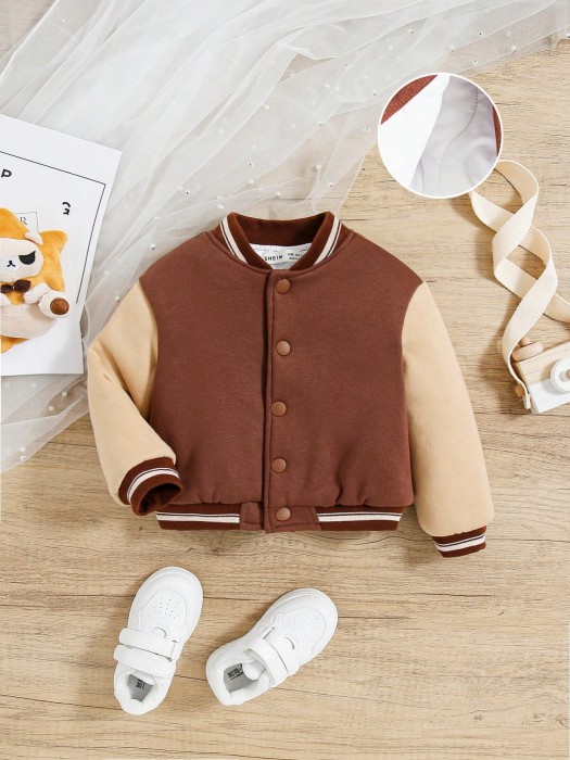 Dwukolorowa kurtka bomber (12-18M)
