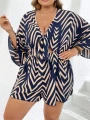 Dwukolorowy kombinezon wzór (5XL)