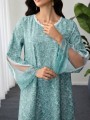 Wzorzysta sukienka maxi (XL)