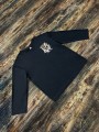 Czarny t-shirt długi rękaw nadruk (11L)