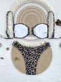 Dwuczęściowe bikini wzór zwierzęcy (L)