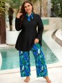 Kolorowe burkini wzór (1XL)