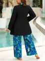 Kolorowe burkini wzór (1XL)