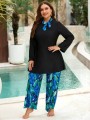 Kolorowe burkini wzór (1XL)
