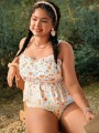 Dwuczęściowy komplet bikini wzór (1XL)