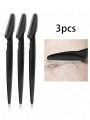 Czarne trymery do brwi 3pack