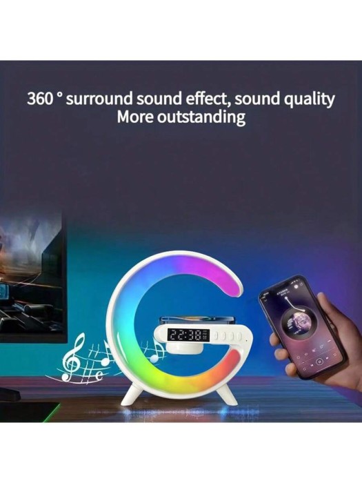 Głośnik bluetooth z lampą LED