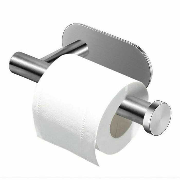 Srebrny uchwyt na papier toaletowy