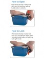 Niebieski lunchbox 1,5L