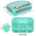 Plastikowy lunchbox sztućce