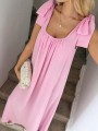 Różowa sukienka maxi (3XL)