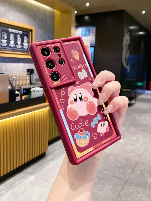 Bordowe etui iPhone 12 nadruk