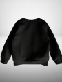 Czarna bluza nadruk (6-9M)