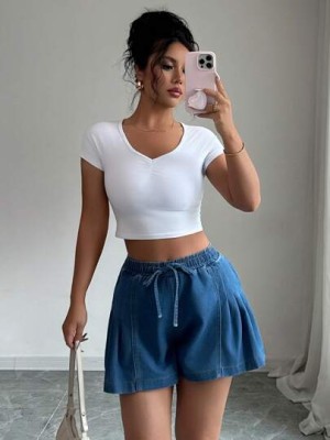 Niebieskie jeansowe szorty (28)