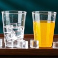 Bezbarwne brokatowe szklanki 24 sztuki