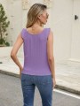 Fioletowy top zatrzaski (XL)