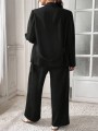 Czarny casualowy zestaw (1XL)