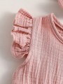 Różowy bawełniany zestaw (0-1M)