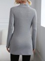 Dwukolorowy kardigan wzór wiązanie (XL)