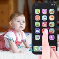 Biały grający smartfon