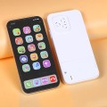 Biały grający smartfon