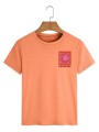 Morelowy t-shirt nadruk (S)