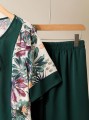 Casualowy komplet spodnie bluzka (2XL)