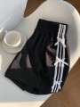 Czarne spodenki kokardki (0XL)