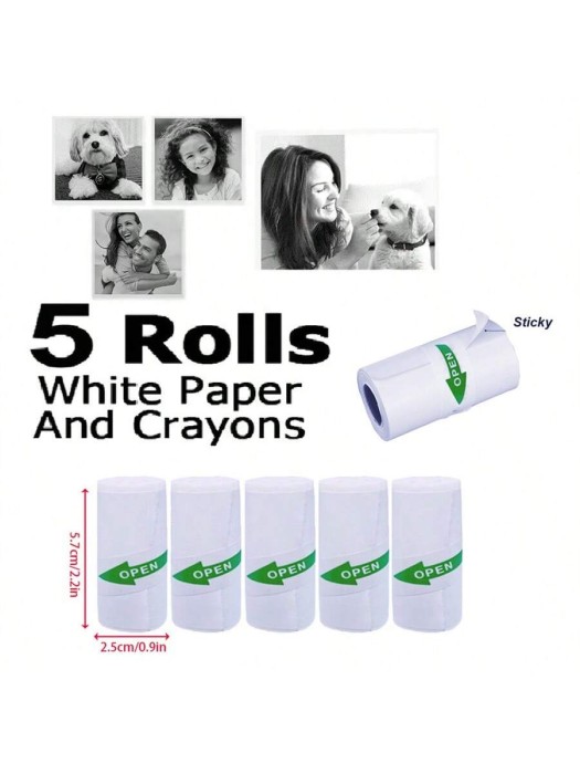 Papier do drukowania 5 rolek