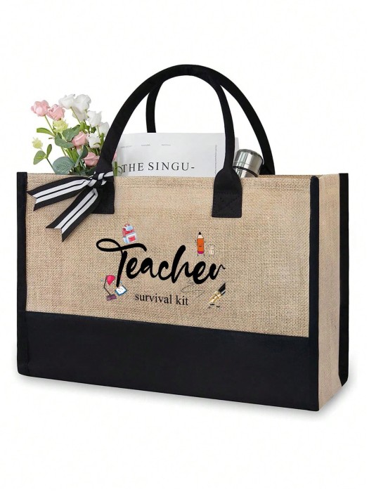 Beżowa torebka shopper