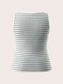 Szary top paski (2XL)