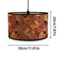 Bambusowy klosz do lampy wzór