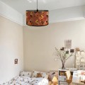 Bambusowy klosz do lampy wzór