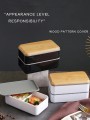 Czarny warstwowy lunchbox