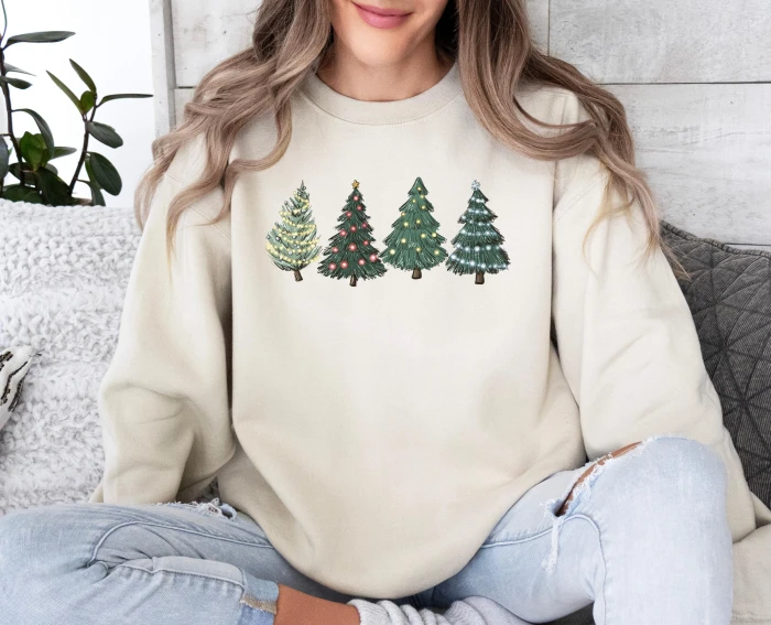 Beżowa bluza nadruk (1XL)
