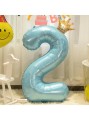 Niebieski balon urodzinowy cyfra 1