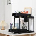 Czarny organizer 2 poziomy