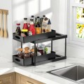 Czarny organizer 2 poziomy