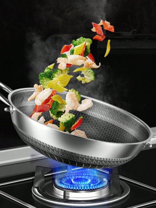 Pojemna patelnia wok