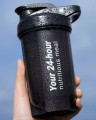 Czarny bidon blender ręczny 2w1