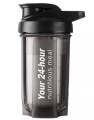 Czarny bidon blender ręczny 2w1