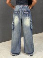 Niebieskie jeansy kieszenie (10L)